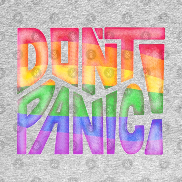 DON'T PANIC! Word Art by Slightly Unhinged